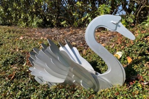 cygne deco metal