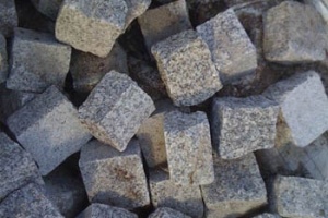 Pavés de granit ancien