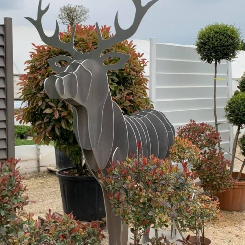 cerf deco metal 3