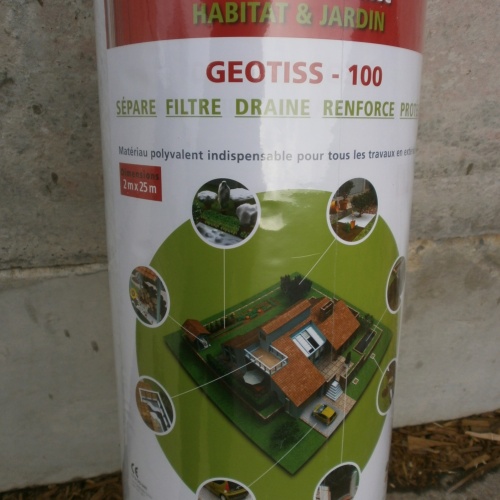 Géotextile de 105 gr - rouleau de 50 m2