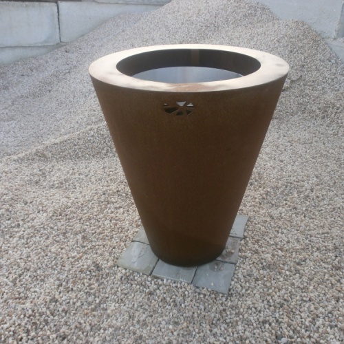 Pot acier Corten Gey 