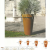 Pot acier Corten Rony couronne 