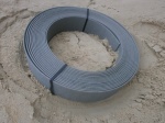 Bordure en PVC recyclé ardoise 12 cm - 30%