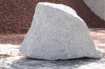 Roche de granit gris